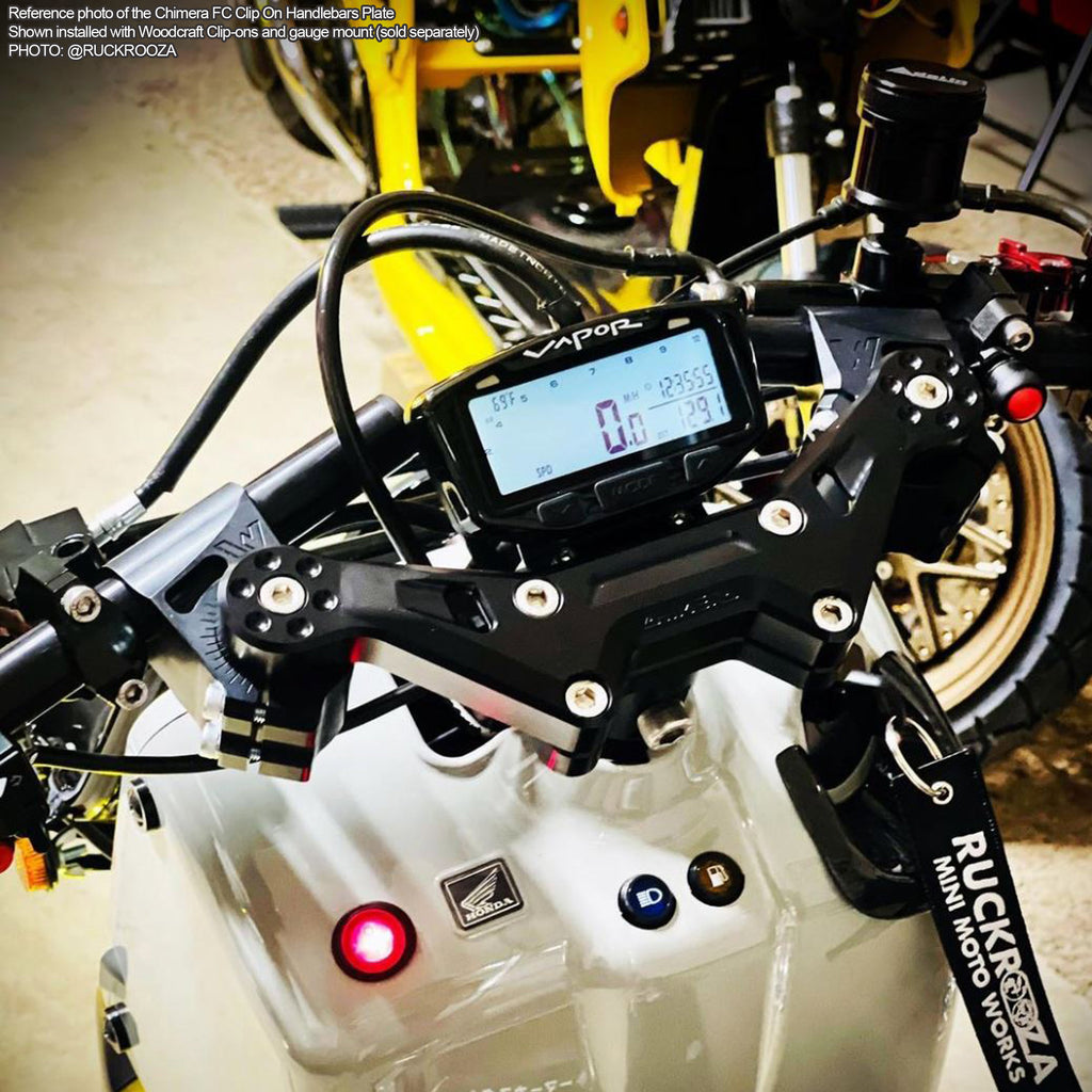 Chimera "FC" Clip On HandleBar Plate - Honda Ruckus All Years