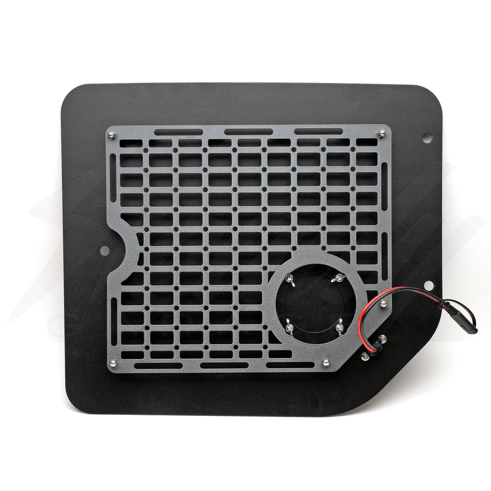 Zeus Armor Rear Door Glass Replacement Molle/Heater Vent Panel - Honda Element