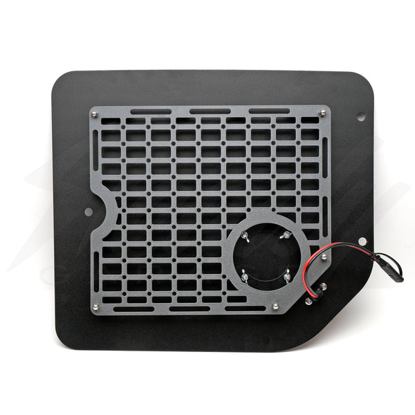 Zeus Armor Rear Door Glass Replacement Molle/Heater Vent Panel - Honda Element