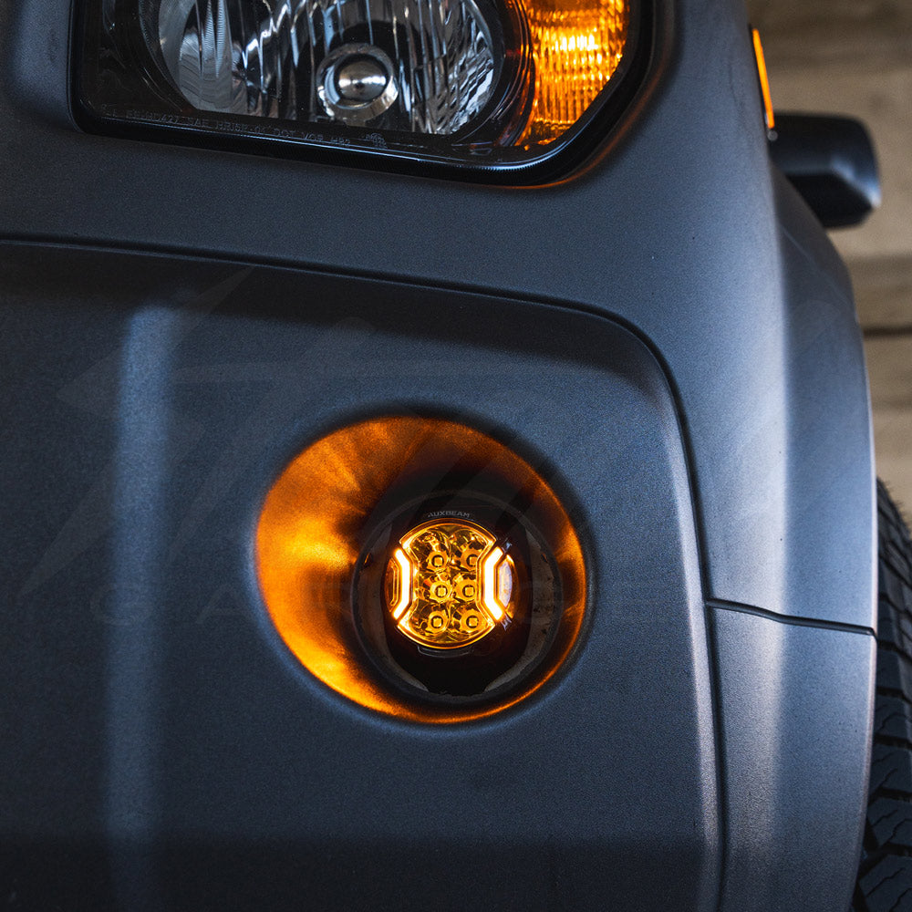 Zeus Armor x Baja Designs Squadron Fog Light Brackets - Honda Element