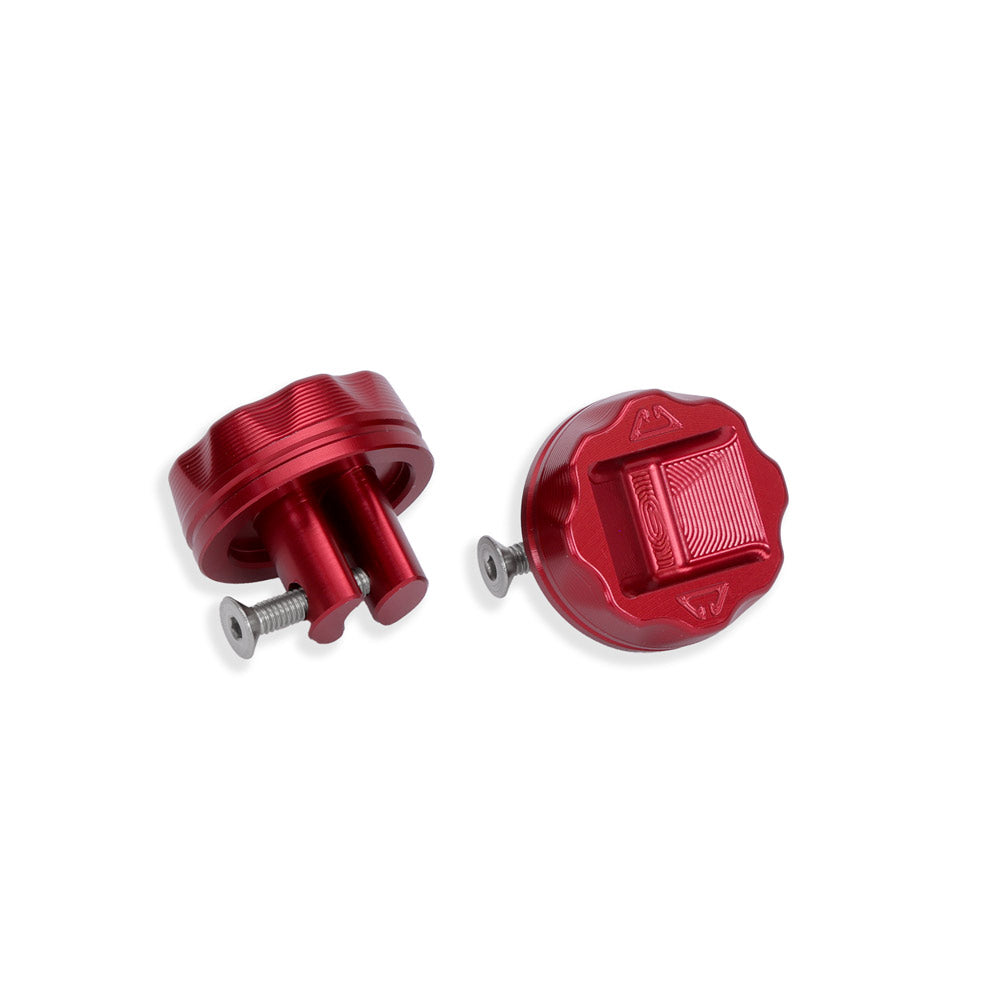 Chimera Splat Billet Aluminum Bar End Cap - Honda Motocompacto