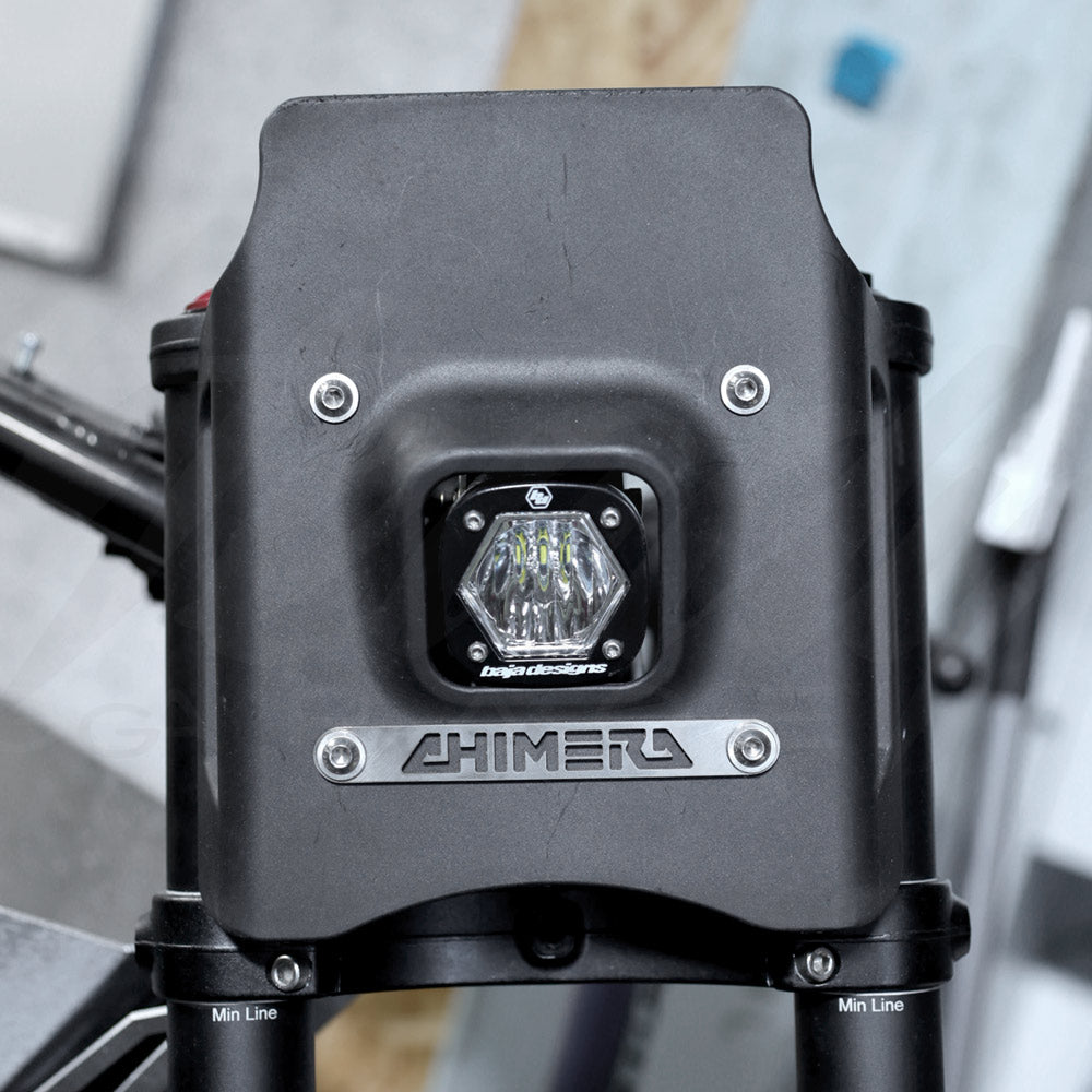Chimera Engineering Baja Designs S1 Headlight Conversion Kit for Super73 S R/RX Chimera Engineering Baja Designs S1 Headlight Conversion Kit for Super73 S R/RX