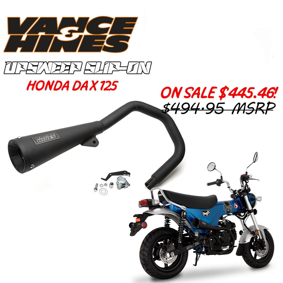 Vance and Hines Upsweep Slip On Exhaust System 48431 - Honda DAX