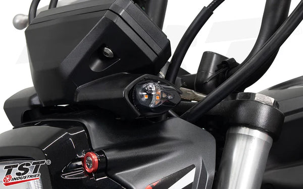 TST Front Flush Mount Turn Signals - Honda  GROM 125 (ALL YEARS)