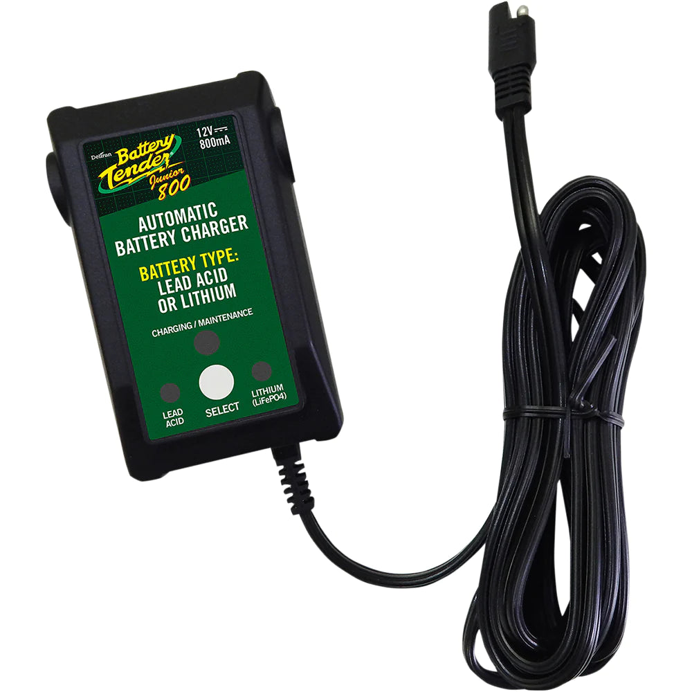 Deltran Battery Tender Jr. Junior 800 Lead Acid / Lithium Maintainer C –  Steady Garage