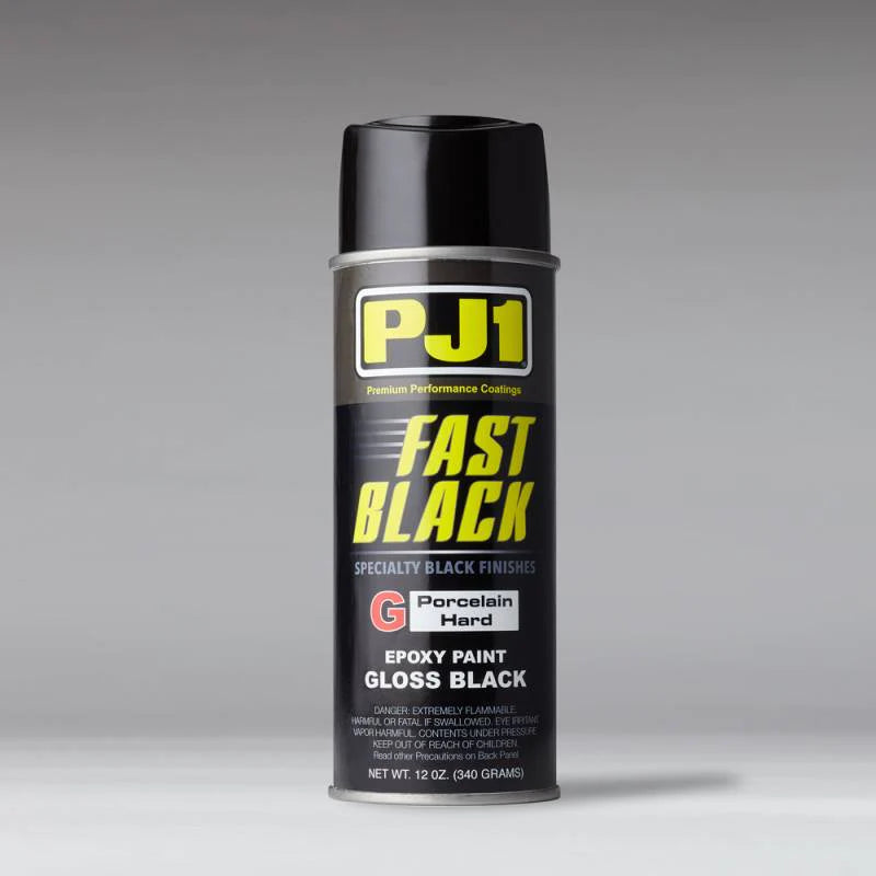 PJ1 Fast Black Porcelain Hard Epoxy High Gloss Black - 12oz 16-GLS