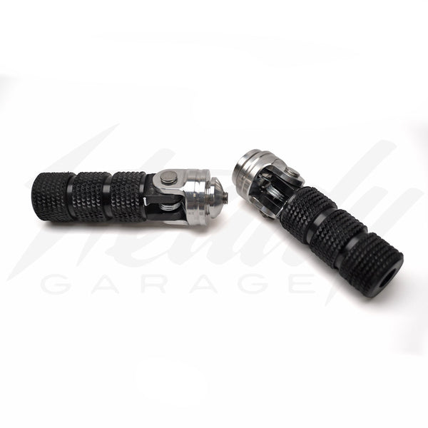 CHIMERA ENGINEERING ROUND GRIPPY Retractable Pegs - Honda Ruckus