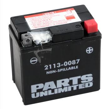 Parts Unlimited AGM Maintenance-Free AGM Battery - YTZ7S - Honda Ruckus Metropolitan