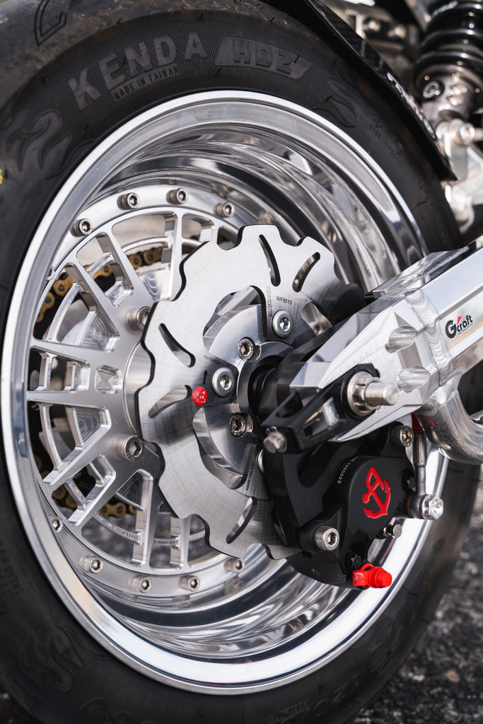 Chimera Engineering Wheels 12" MAVEN 3PC Modular Wheel - COMPLETE SET W/ HUBS - 12x4 + 12x5 - Honda Monkey 125  2018-2021 (Non-ABS)