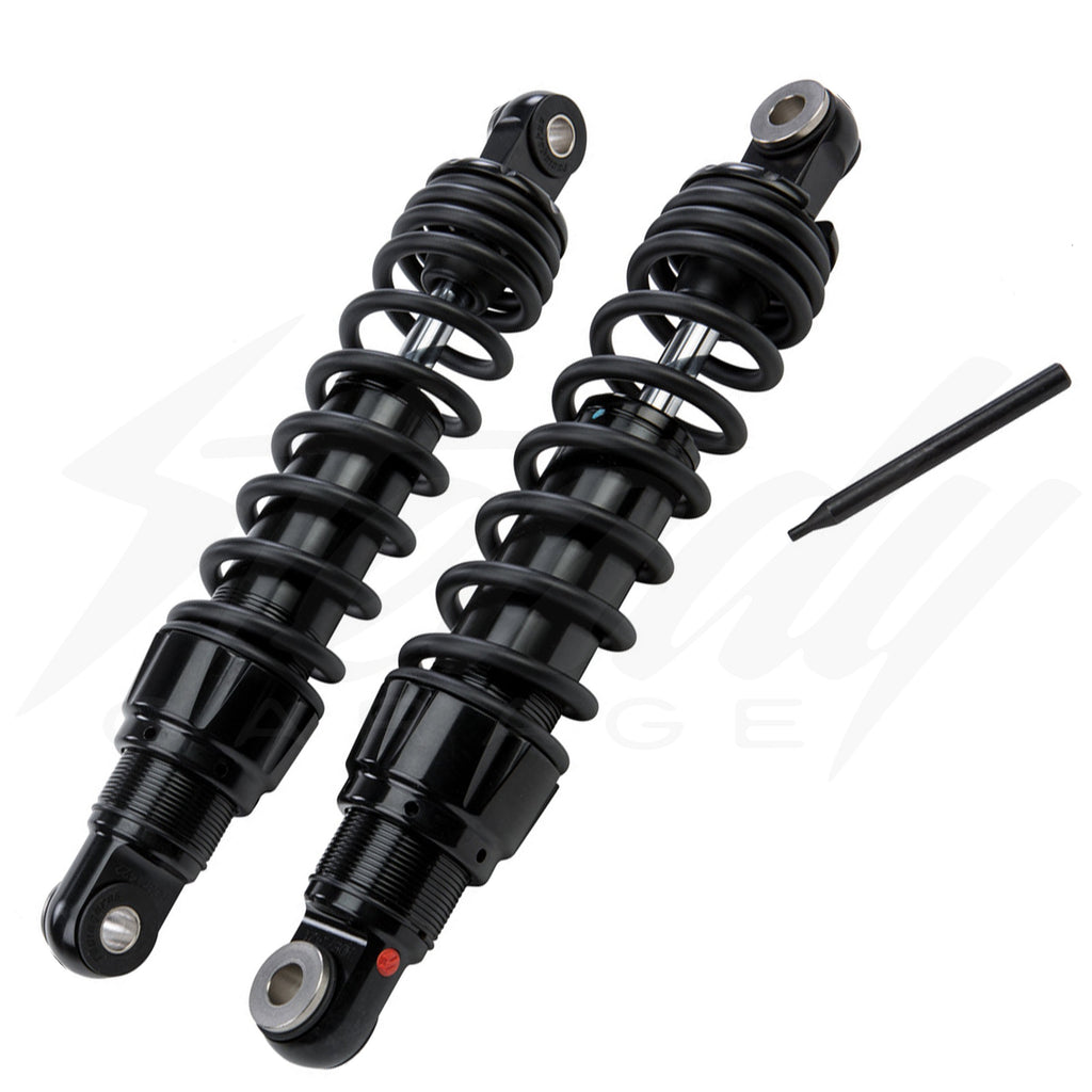RACINGBROS BAZOOKA REAR SHOCKS - HARLEY DAVIDSON TOURING 1982-2024 - 13" STANDARD SPRING