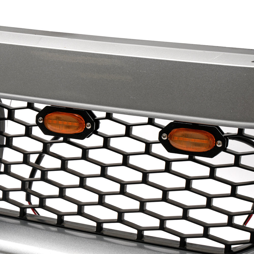 Zeus Armor Front Grille Daytime Running Amber Lights - Honda