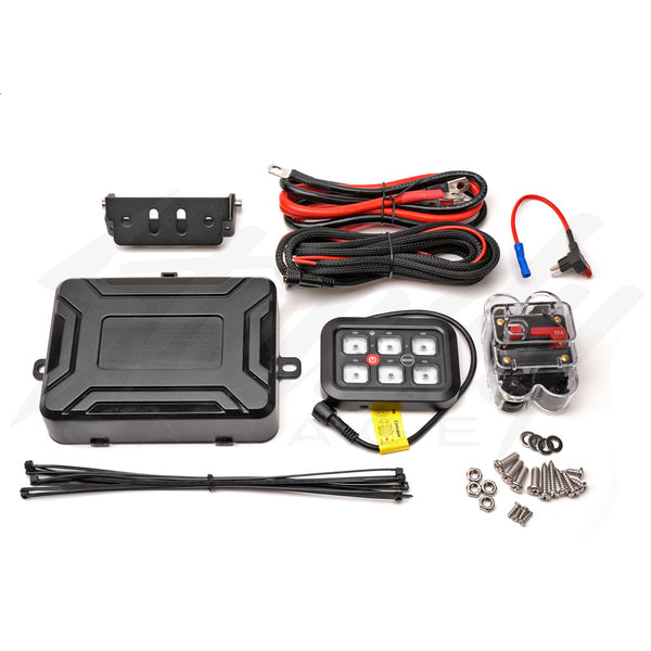 6 Way Panel Gang Switch with Bluetooth