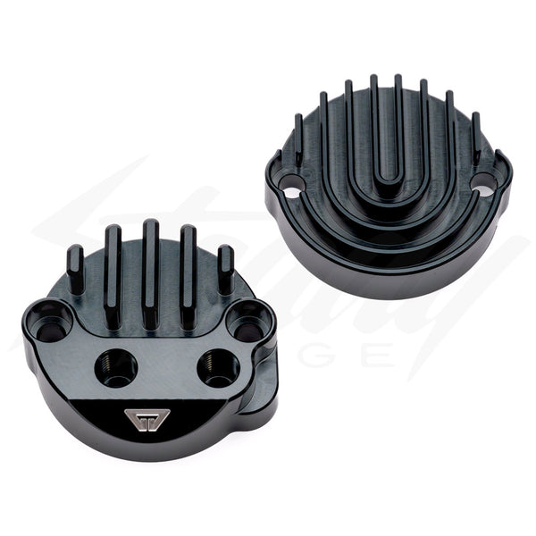Chimera Maze Tappet Valve Covers with Oil Cooler Ports - Honda Grom, Monkey, Dax, Super Cub, Trail 125 (2022+)