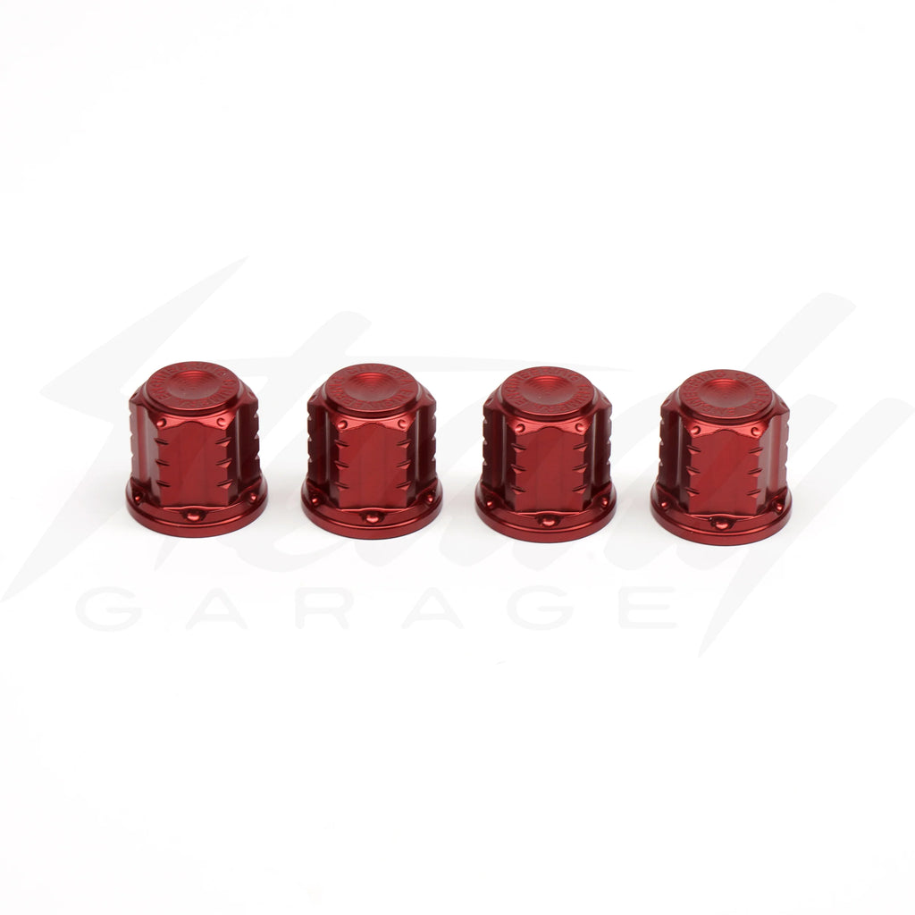 Chimera Engineering Closed End Billet Sprocket and Wheel Nuts M10x1.25 - Honda Grom 125 (2022+), Navi 110 (ALL YEARS), Kawasaki Z125 Pro (ALL YEARS)