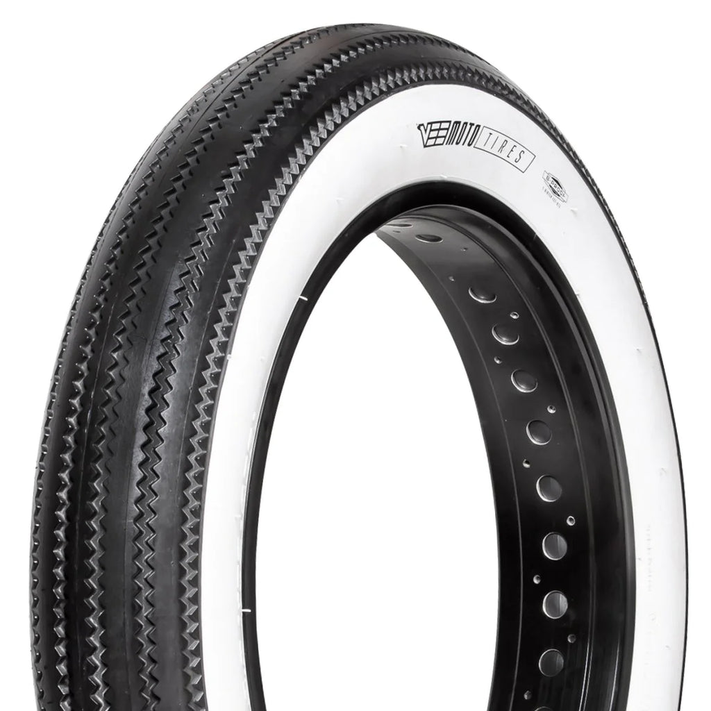 Vee Tire Co. Zigzag 26x4.0 Fat Bike Tire - White Sidewall – Steady