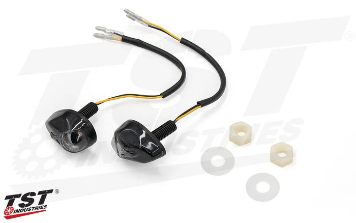 TST Front Flush Mount Turn Signals - Honda GROM 125 (ALL YEARS