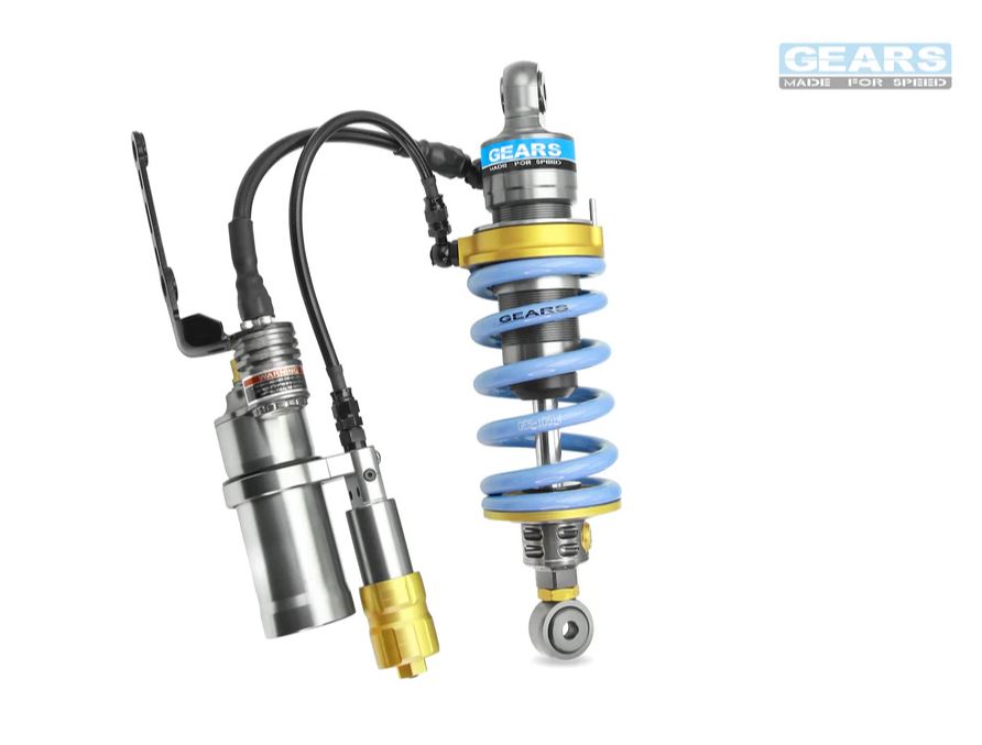 GEARS RACING H2P REAR SHOCK W/ HSP -  CF MOTO 450SR (2023+)  - STANDARD BLACK