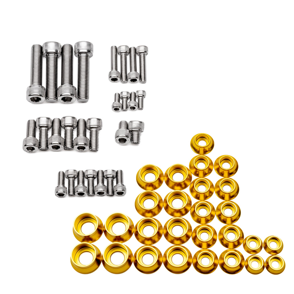 CHIMERA 54PC DRESS UP WASHER AND BOLT KIT - HONDA RUCKUS – Steady