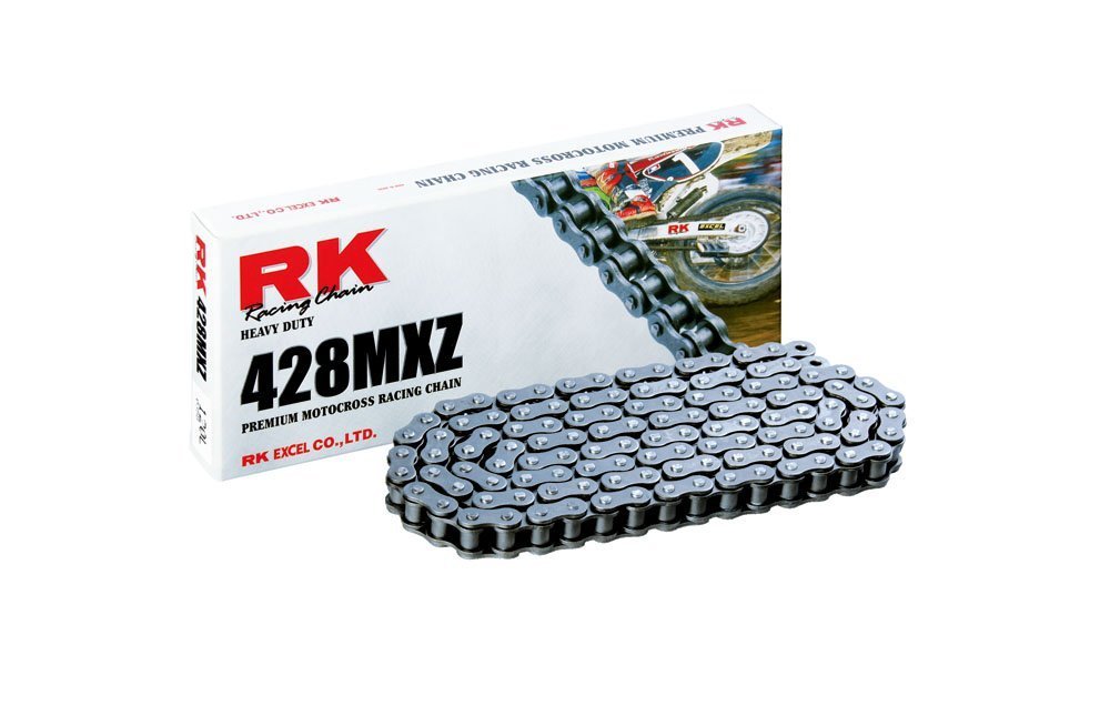 RK Racing Chains Natural MXZ 428 Heavy Duty Chain x 134 Links