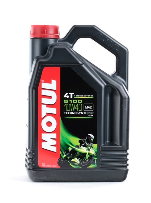 Motul 5100 Synthetic Blend 4T 10W40 Ester Motor Oil - 4 Liter