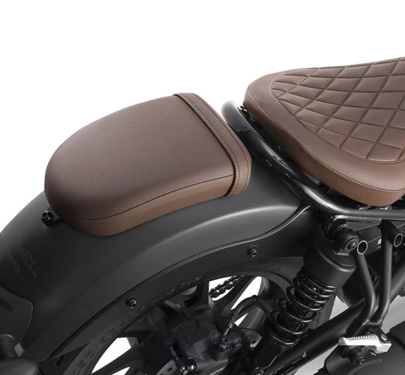 HONDA OEM PASSENGER SEAT AND FOOTREST - BROWN - 2017+ HONDA REBEL 300/500