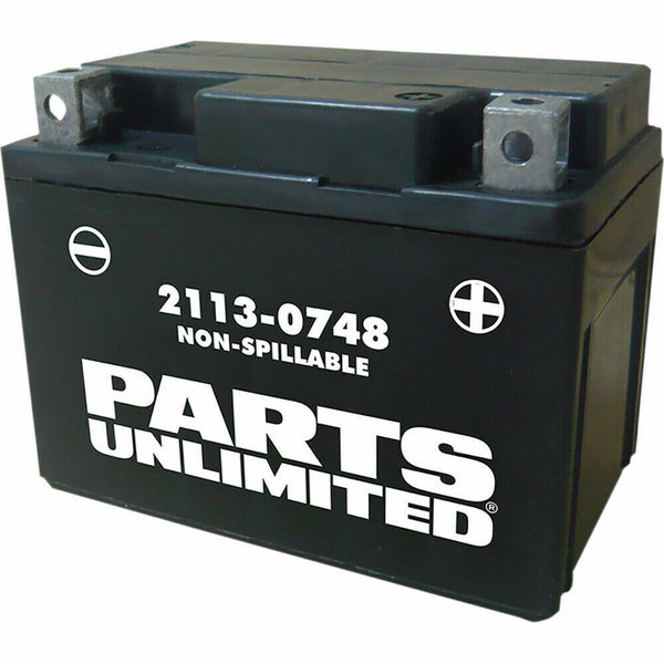 Parts Unlimited AGM Battery - YTX4L- Kawasaki Z125, NCH50 Metropolitan, Yamaha CY50 Jog, Elite 50
