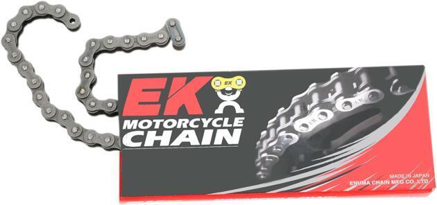 thumbnail image 2 of Motorcycle Standard Drive Chain – 420-120 Link – Grey, Unbranded 2 of 5