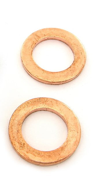 (2) Banjo Bolt Copper Crush Washer 10mm x 15mm x 2mm