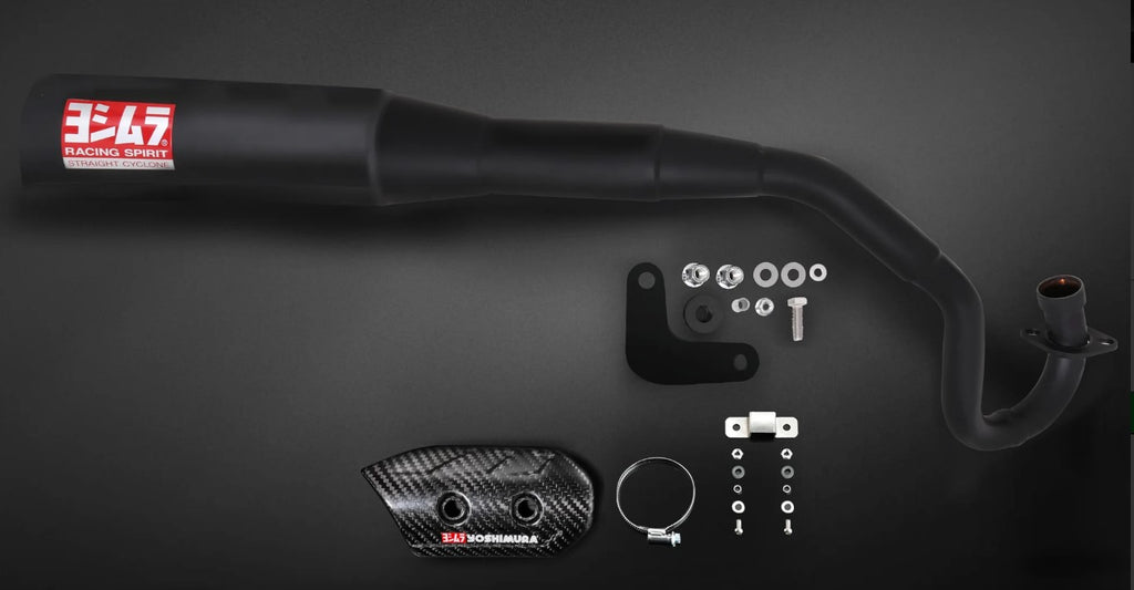 YOSHIMURA YAT RACE STRAIGHT CYCLONE HIGH PIPE STAINLESS BLACK