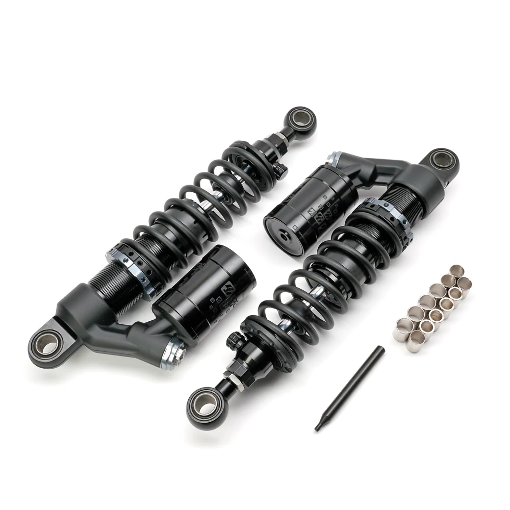 山賊マンウテン　ショック RacingBros 330mm Shicane Twin HLR Rear Shock - Honda Monkey 125