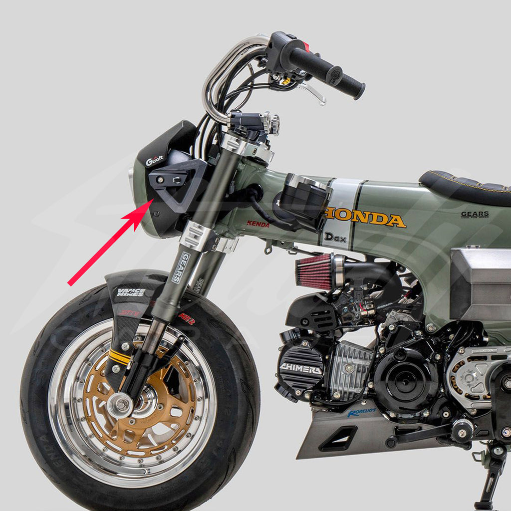 PARAFANGO ANTERIORE MINICROSS 10" Bianco , Spider Tiger Falco - Foto 4