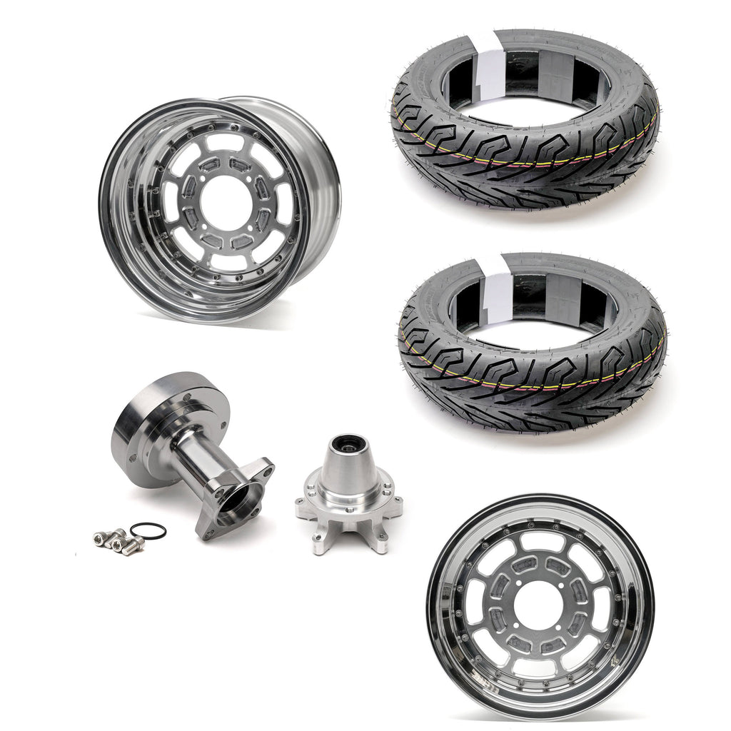COMBO SPECIAL - FREE TIRES! Chimera Engineering VIP 3PC Modular Wheel - COMPLETE W/ HUBS - (12x5 / 12x4) - GROM (2022+), DAX (2025+)