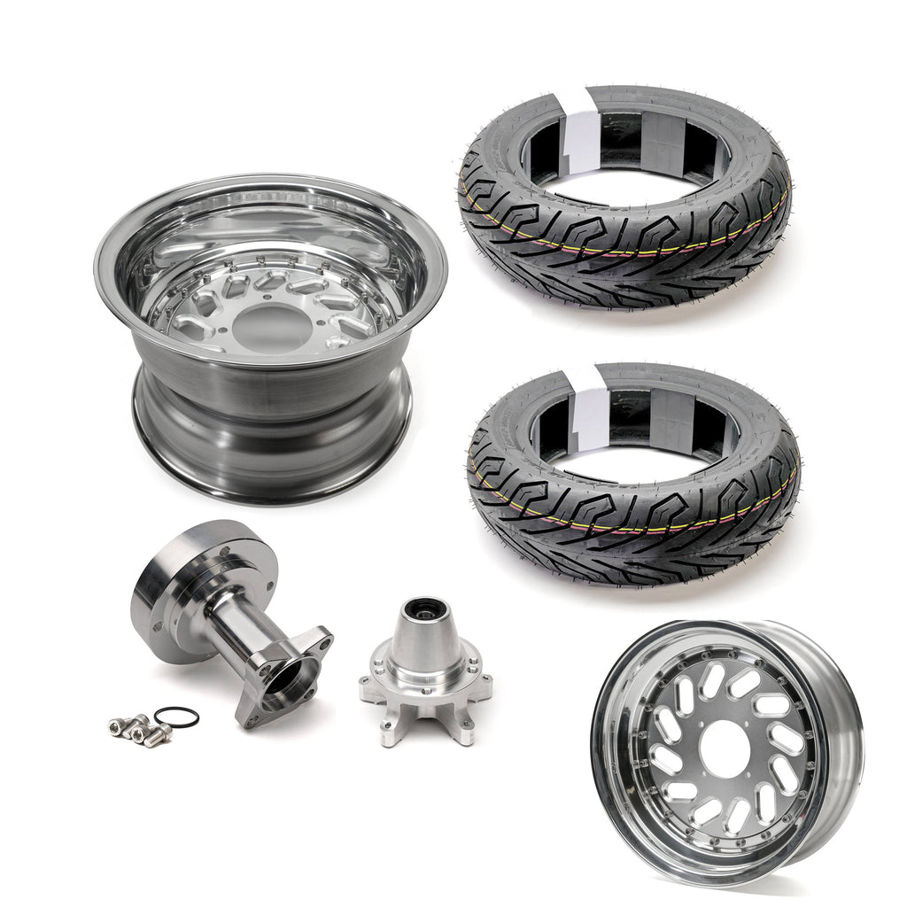 COMBO SPECIAL - FREE TIRES! Chimera Engineering APERTURE 3PC Modular Wheel - COMPLETE W/ HUBS - (12x5 / 12x4) - GROM (2022+), DAX (2025+)