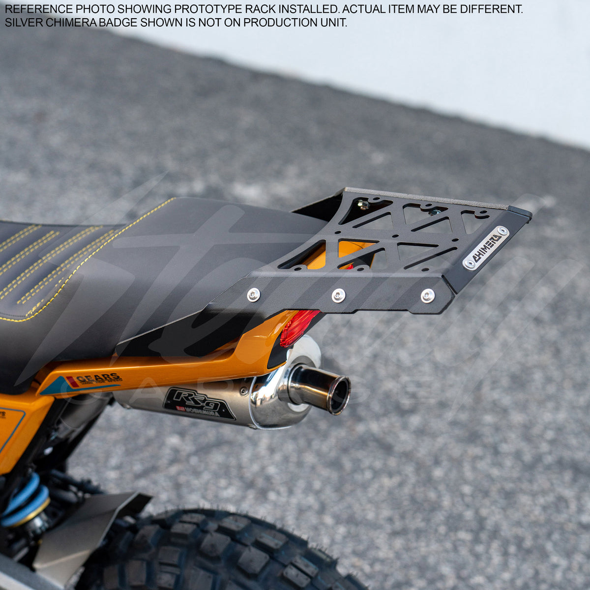 CHIMERA ENGINEERING REAR LUGGAGE RACK - CFMOTO PAPIO CL 126 (2024 ...