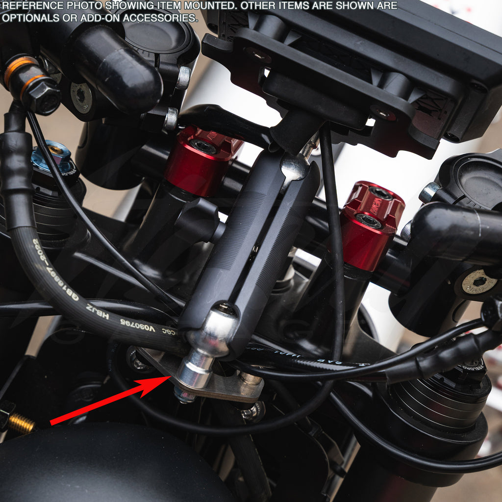 Chimera Front RAM Ball Mount Bracket for ONYX RCR 80V