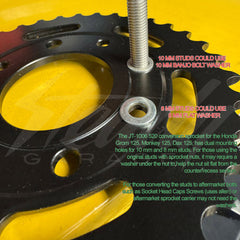 JT Sprockets Steel Rear Sprocket 520 Pitch - Honda Grom, Monkey JT Sprockets Steel Rear Sprocket 520 Pitch - Honda Grom, Monkey