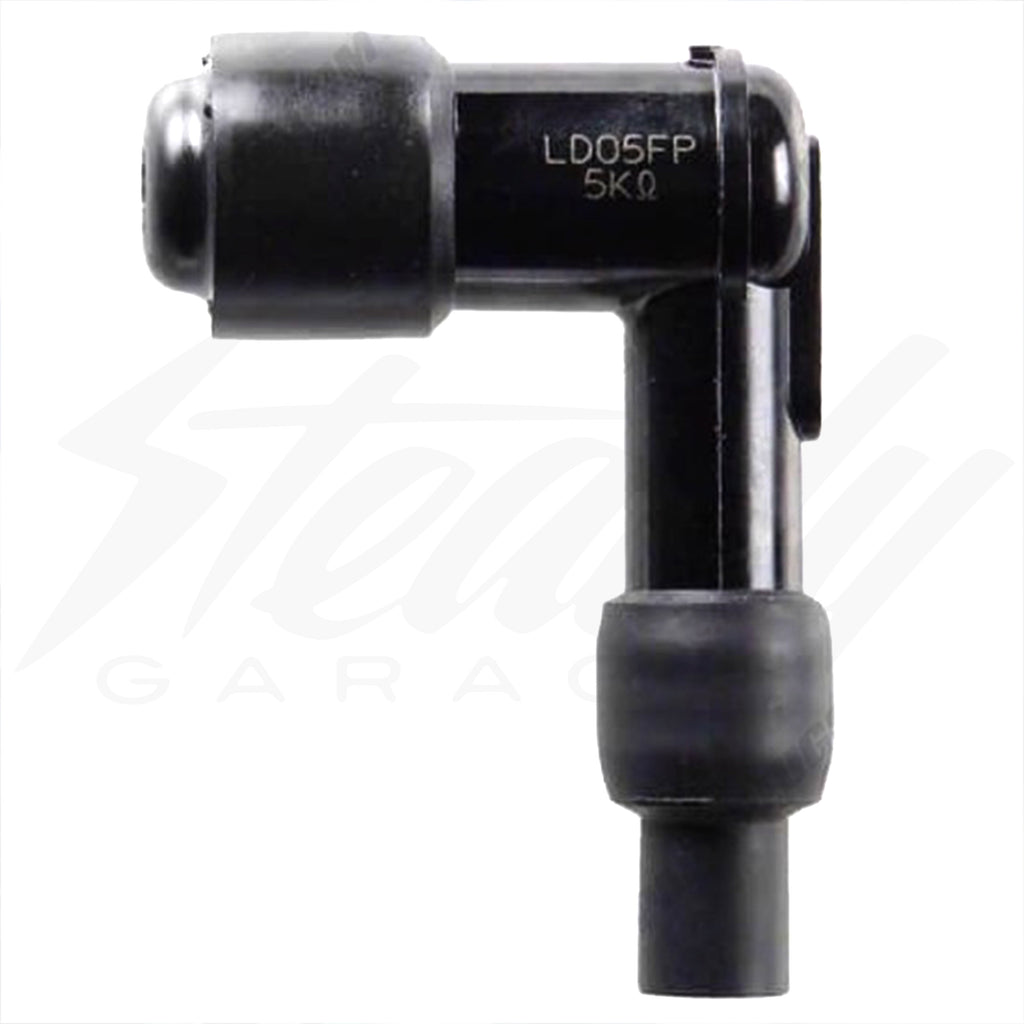 ステフ Black NGK Performance Spark Plug Cap 90 Degree - LD05F