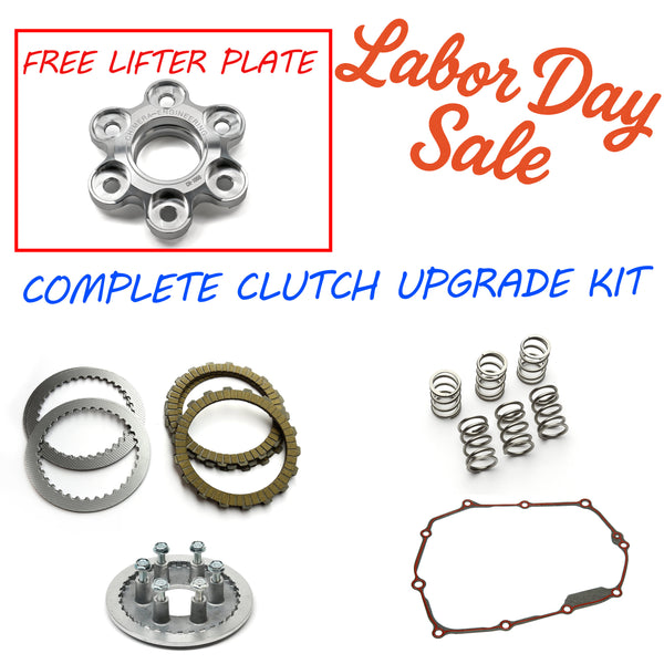 LABOR DAY SALE : SMR FACTORY COMPLETE CLUTCH UPGRADE KIT - HONDA GROM (2014-2020), MONKEY (2018-2021) *** FREE LIFTER PLATE ***