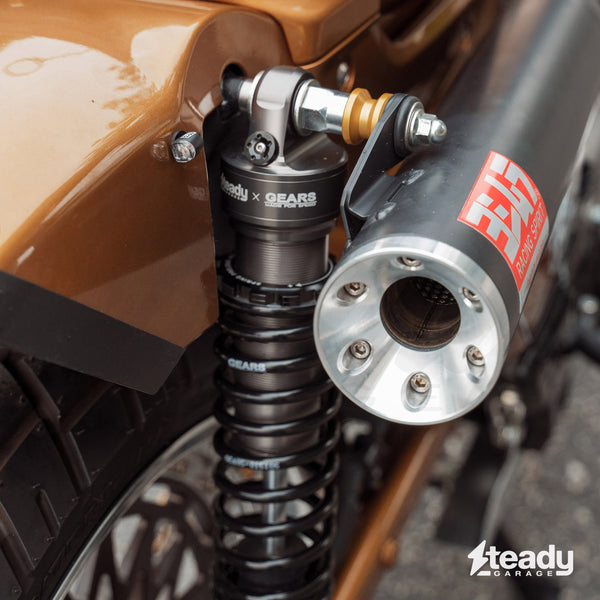 Chimera Deep Cone Design End Cap for Yoshimura Straight Cyclone Trail 125 CT125 Exhaust