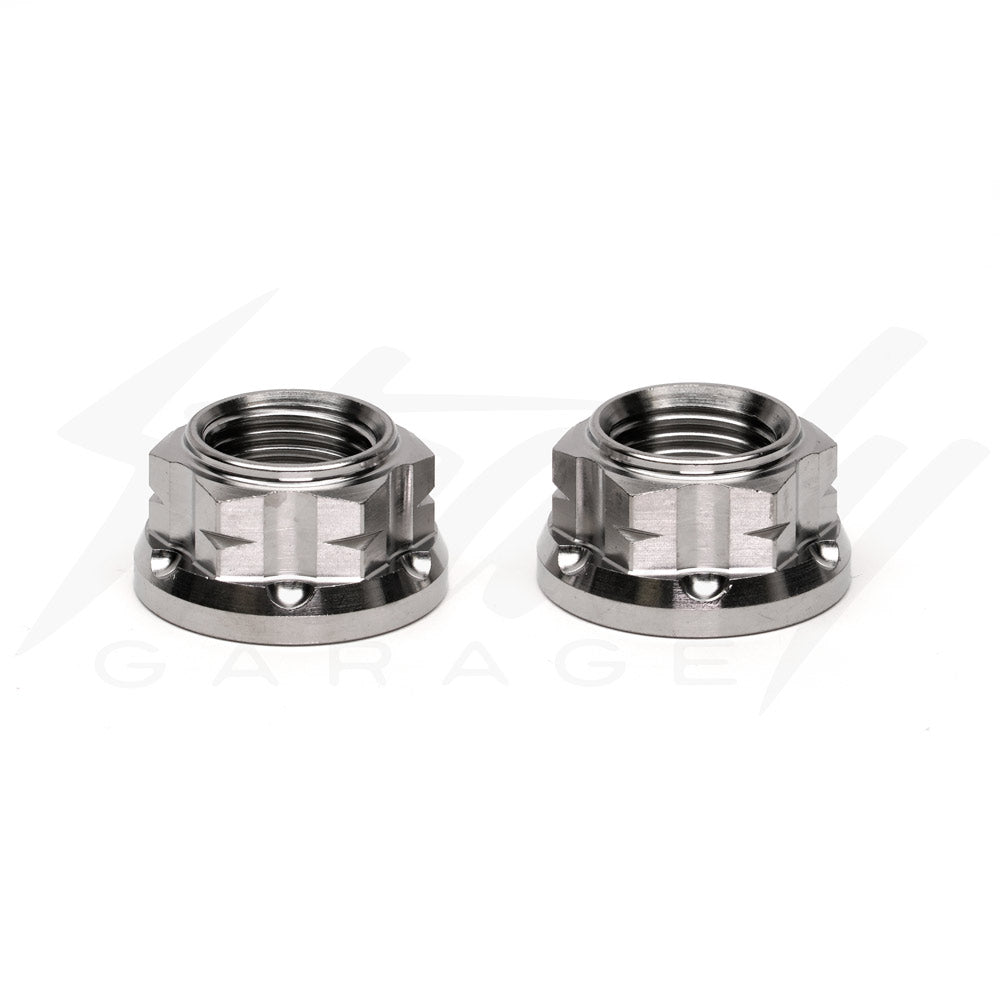 Chimera Engineering Titanium Universal Open-End Nuts - M12 x 1.25