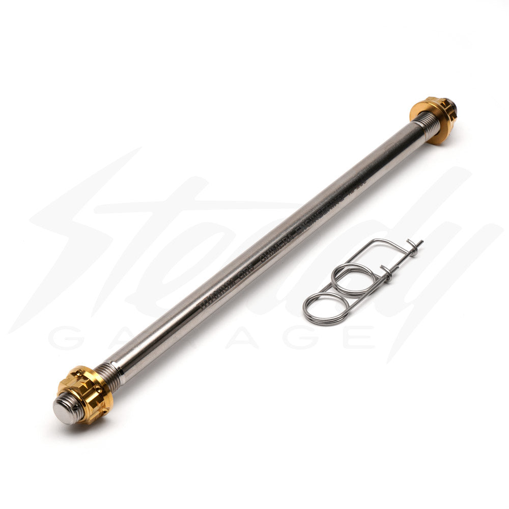 Chimera Engineering GR-5 Titanium Axle Shaft and Nuts - Universal