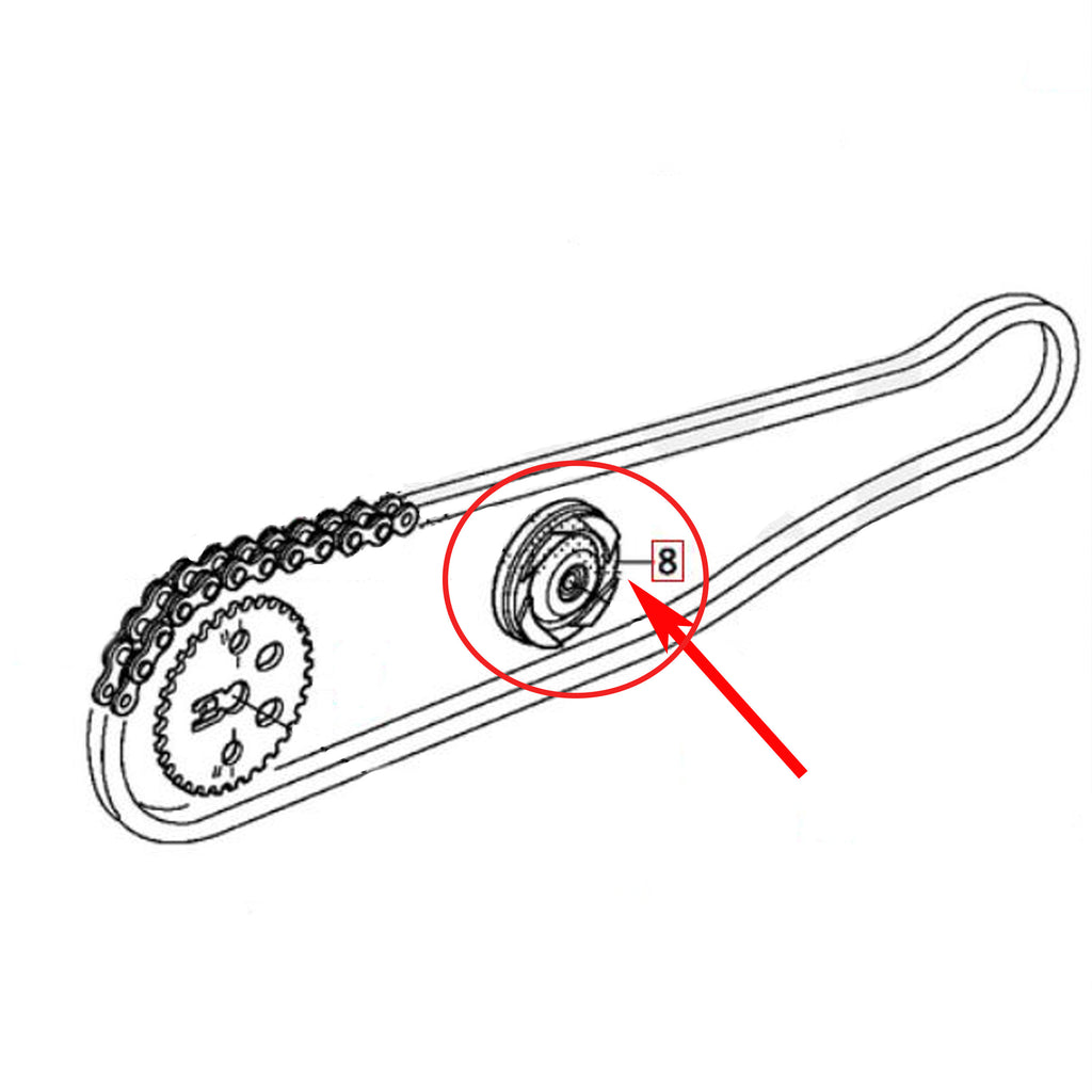 Honda OEM Cam Timing Chain Roller Guide - Honda Grom CUB Monkey 125