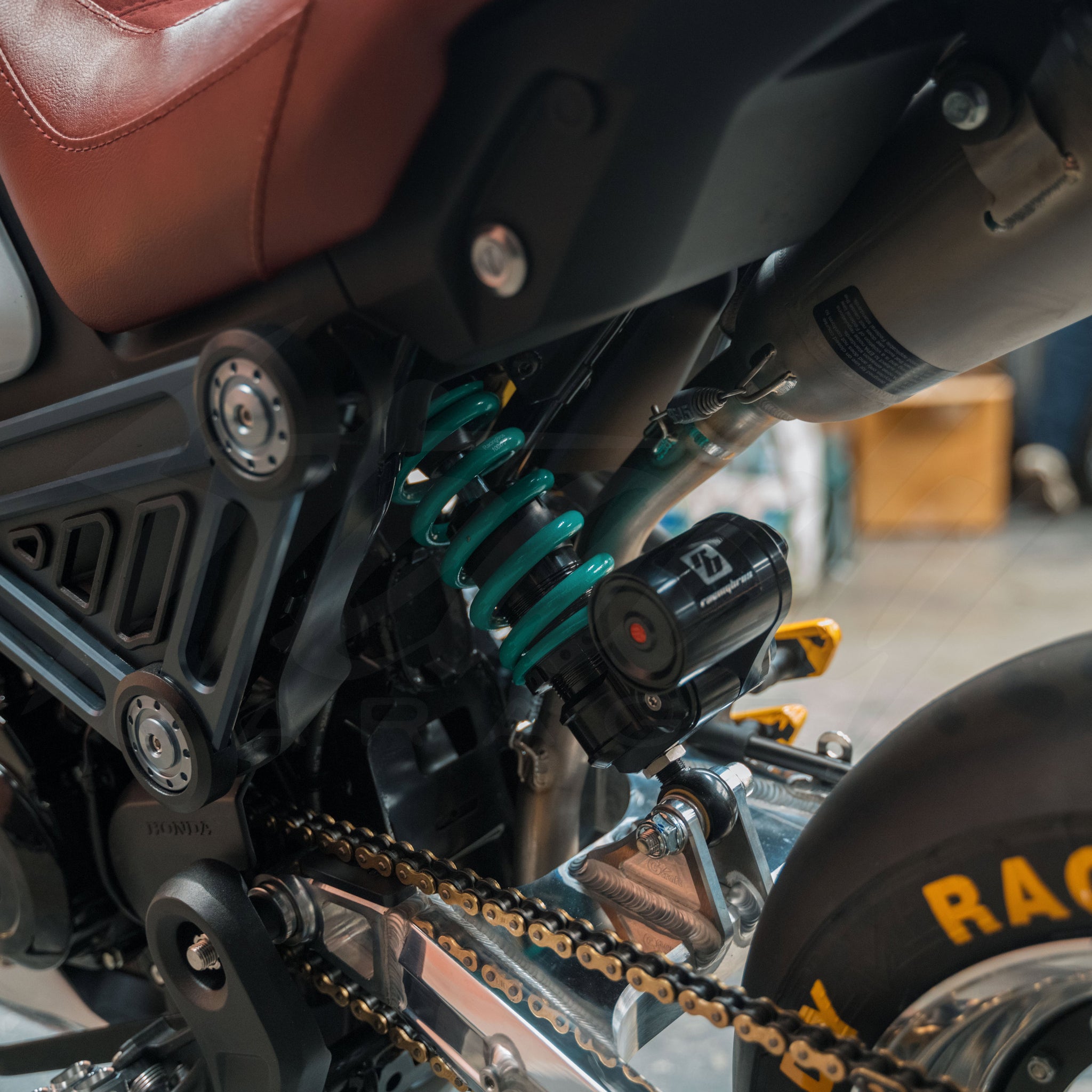 RacingBros Shicane HLR Edge Rear Shock for 2022+ Honda MSX Grom 125 ...