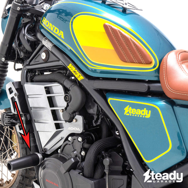Chimera Engineering Chassis Guards Frame Sliders - Honda Rebel 300 500 (ALL YEARS), SCL500 (ALL YEARS)