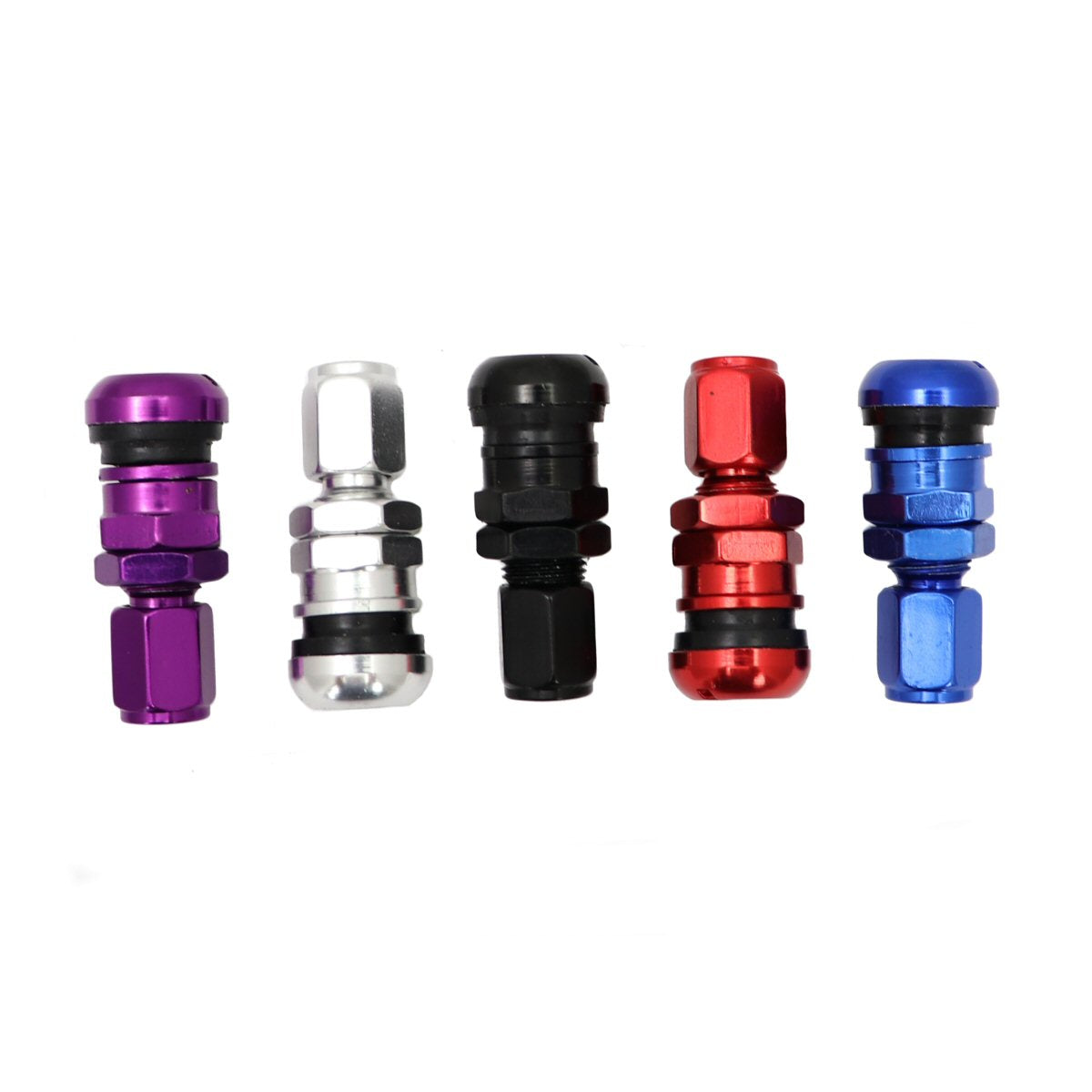 CKAuto Tire Valve Caps, Blue, 4 pcs/Pack, Anodized Aluminum Valve Stem Cap Set, Corrosion CKAuto Tire Valve Caps, Blue, 4 pcs/Pack, Anodized Aluminum Valve Stem Cap Set, Corrosion