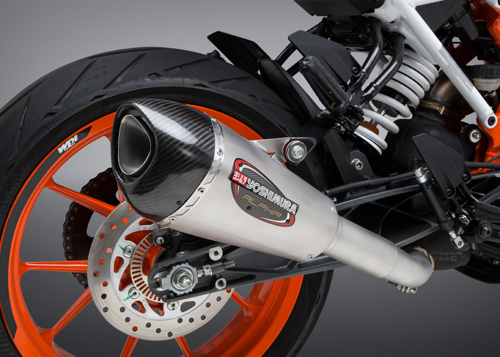 Yoshimura Alpha T Works Street Slip-On Exhaust KTM 390 Duke / RC390 2017-2020