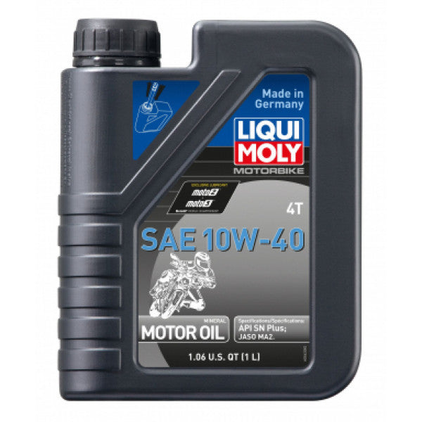 LIQUI MOLY 10W40 Basic Street Mineral Motor Oil - 1 Liter