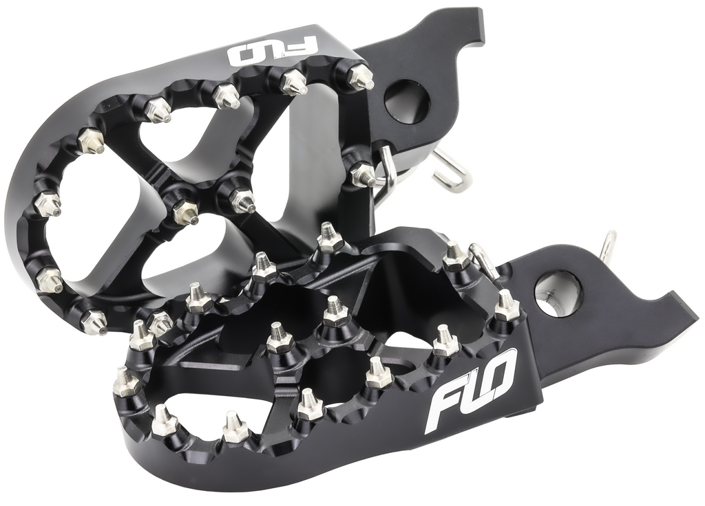 MXA TEAM TESTED: FLO MOTOSPORTS 3.0 FOOTPEGS & FOOTPEG RISERS - Motocross Action Magazine MXA TEAM TESTED: FLO MOTOSPORTS 3.0 FOOTPEGS & FOOTPEG RISERS - Motocross Action Magazine