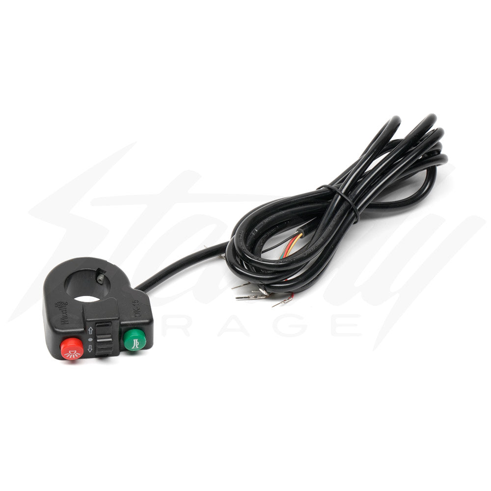 Gojin Slim Universal Turn Signal Switch with Horn / High Beam Low Beam