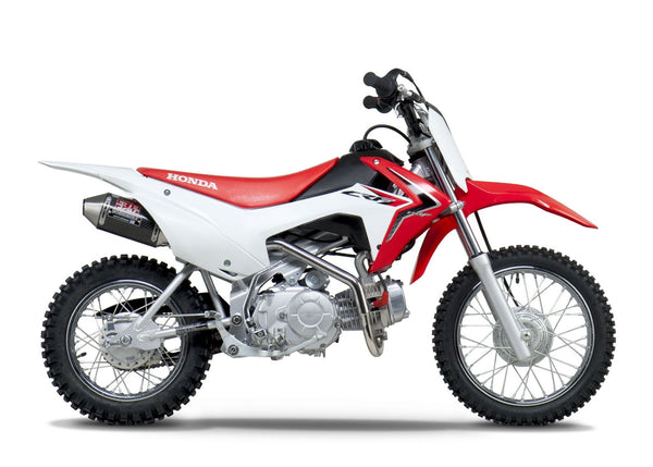 Yoshimura RS-2 Stainless With Carbon Muffler Full Exhaust - Honda CRF110F (2013-2018)
